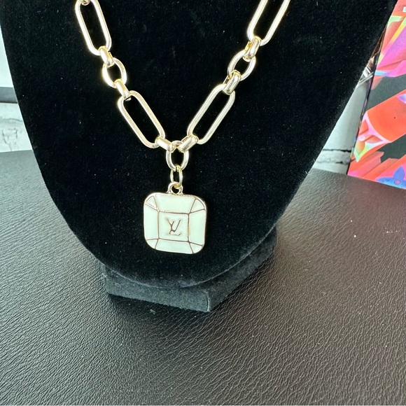 Hand-Crafted Necklace with Charm - Picture 2 of 3